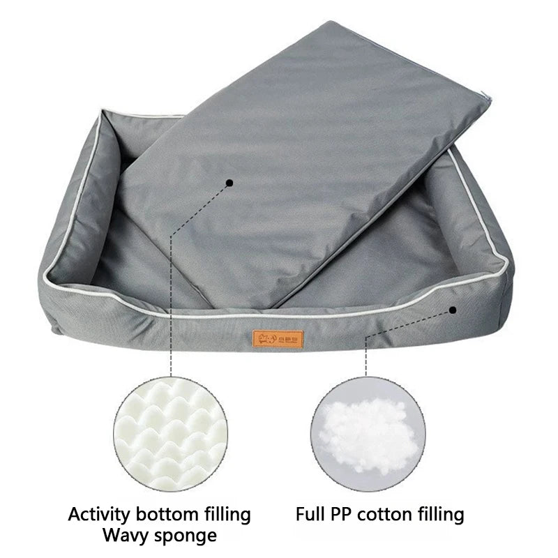 Removable Waterproof Dog Bed
