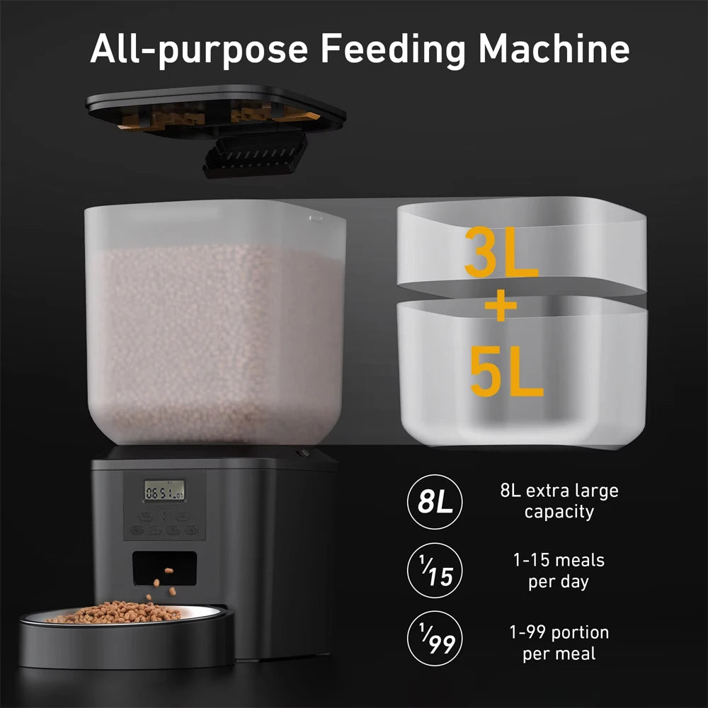 FURPIPI Smart 8L Automatic Pet Feeder