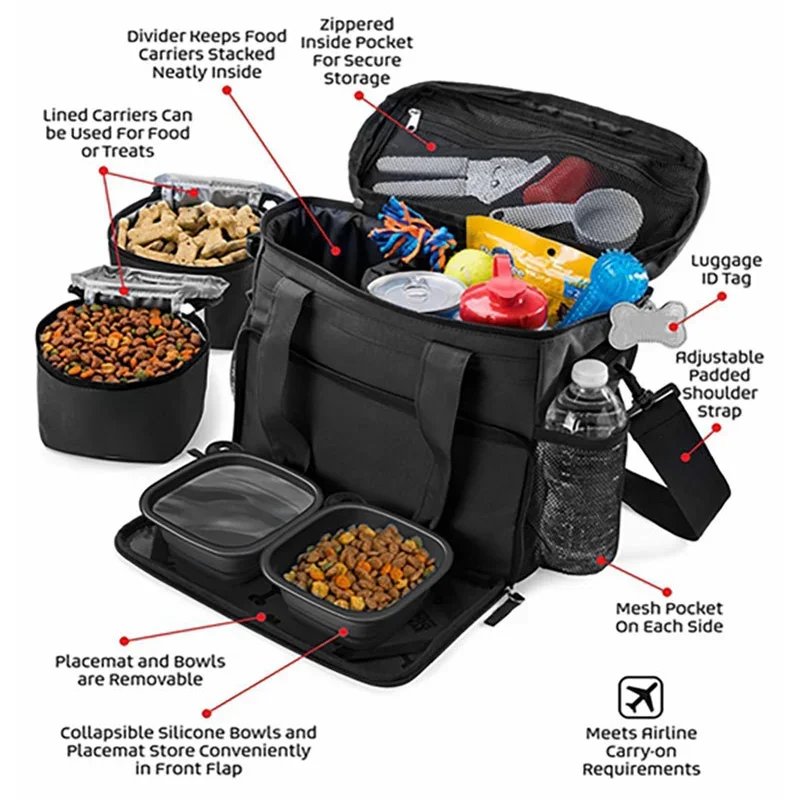 1pcs Outdoor Dog Travel Bag