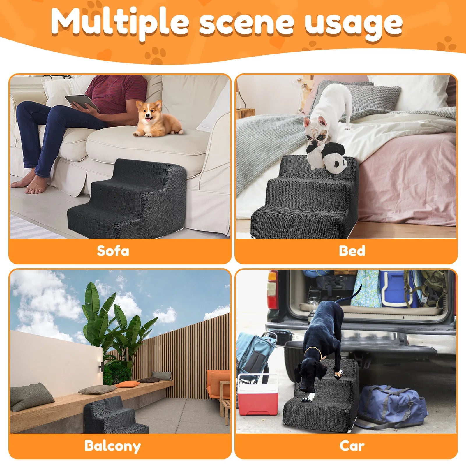 Pet 2/3/4 Step Stair