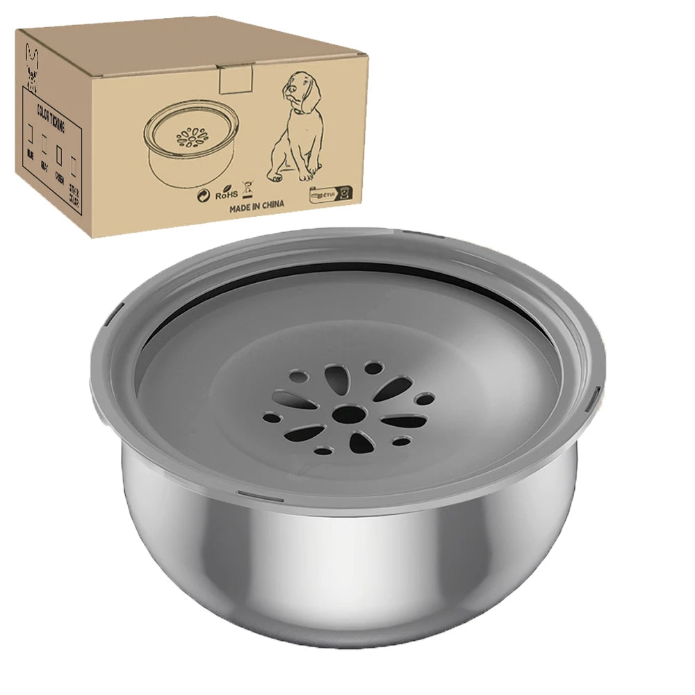 4.3L Pet Floating Bowl Stainless