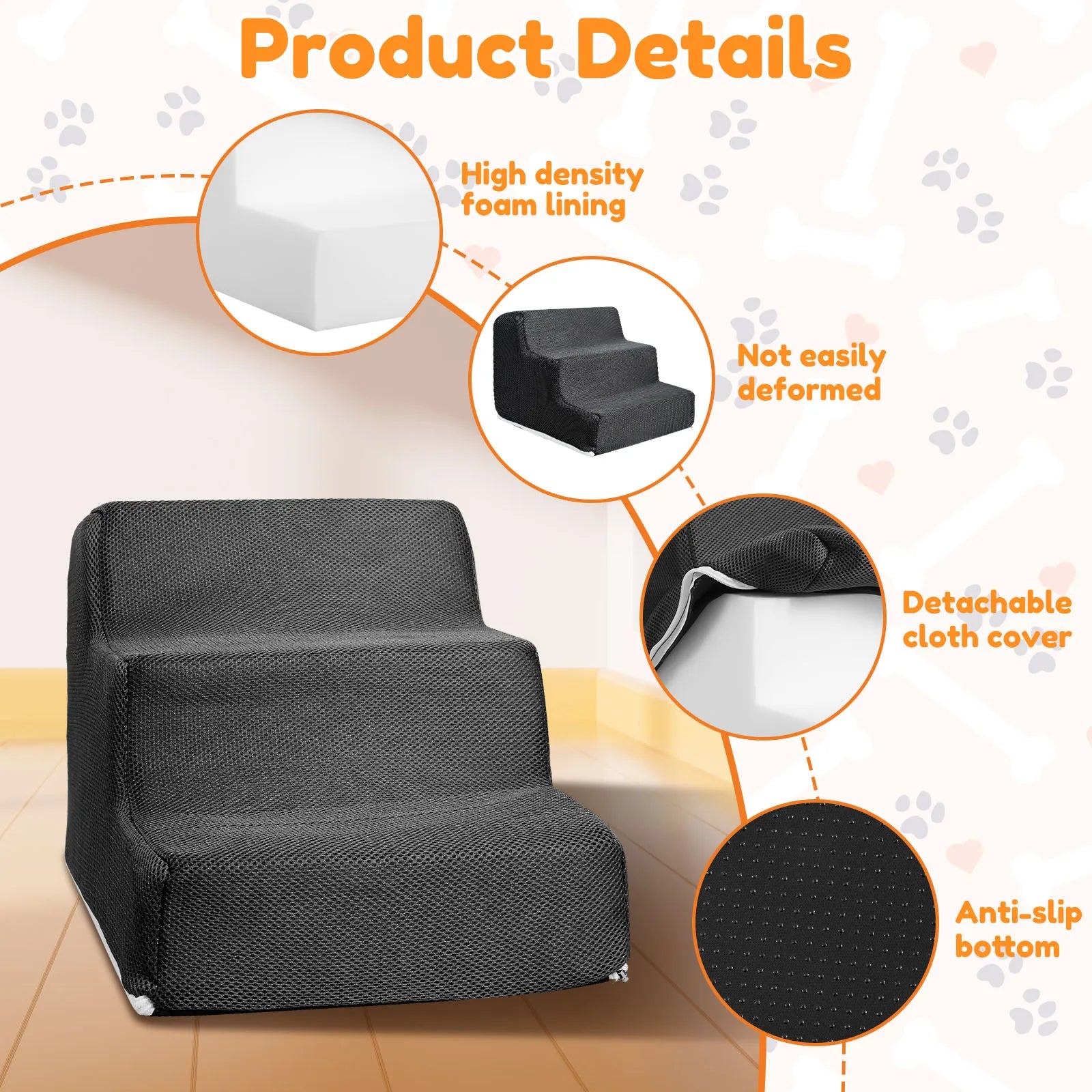 Pet 2/3/4 Step Stair