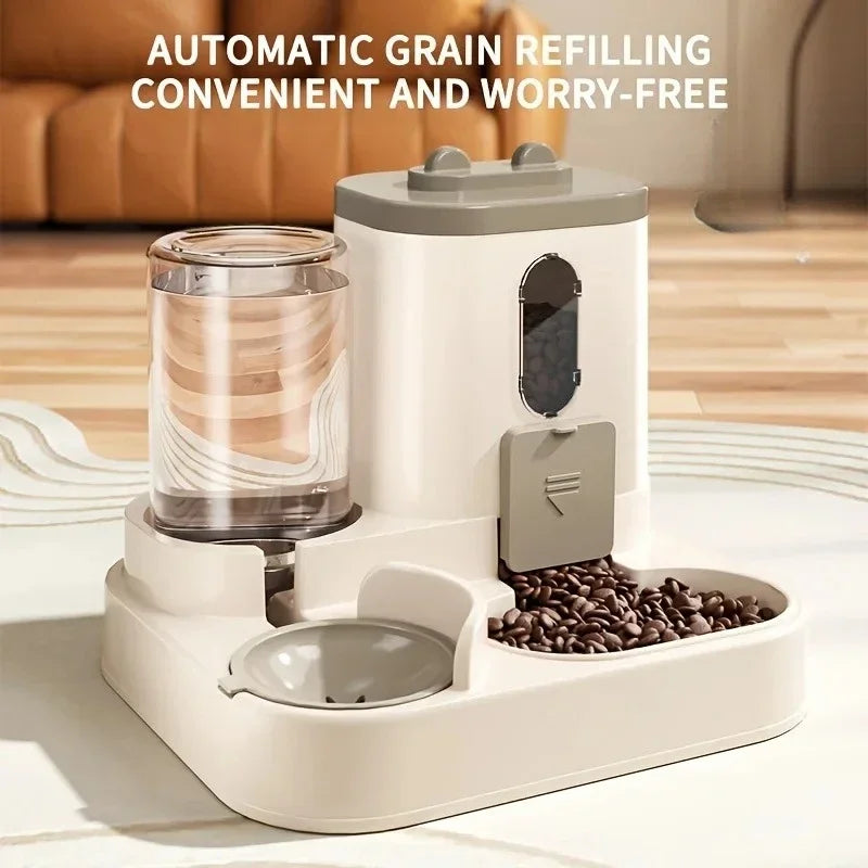Dog feeder Auto Feeding Bowl